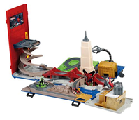 CAMION PLAYSET SPIDERMAN INCLUYE 4 VEHICULOS Y 1 HELICOPTERO