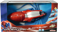 SPIDERMAN LANZADOR 30 CMS CON COCHE SPIERMAN 7.50 CMS.