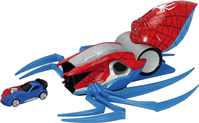 SPIDERMAN LANZADOR 30 CMS CON COCHE SPIERMAN 7.50 CMS.