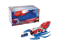 SPIDERMAN LANZADOR 30 CMS CON COCHE SPIERMAN 7.50 CMS.