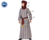 DISFRAZ ARABES RAYAS INFANTIL T- 10/12 AÑOS