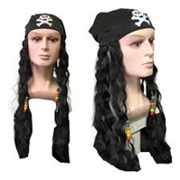PELUCA PIRATA CON RASTA 