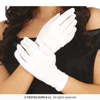 GUANTES BLANCOS ADULTOS 