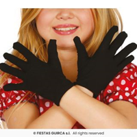 GUANTES CORTO NEGROS DE 20 CTM