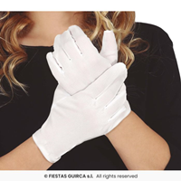 GUANTES BLANCOS DE NIÑOS 