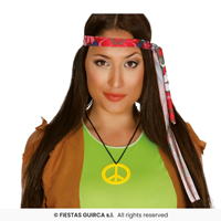 Colgantes hippie colores surt.7 cms.