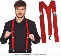 TIRANTES 25 CTM ROJO