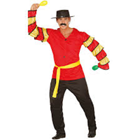 DISFRAZ RUMBERO ADULTO TALLA UNICA 