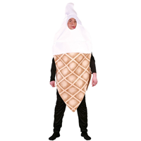DISFRAZ ADULTO HELADO CUCURUCHO  T M