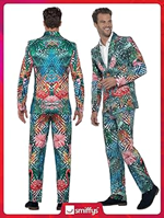 Traje de Flamenco Tropical Hawaiano Smiffys Traje de flamenco tropical hawaiano Unisex adulto