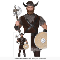 DISFRAZ VIKINGO TALLA UNICA 