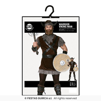 DISFRAZ VIKINGO TALLA UNICA 