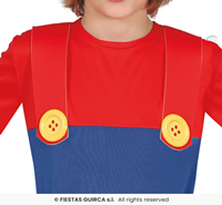 DISFRAZ MAQUINISTA DE TREN , FONTANERO T 5-6AÑOS 