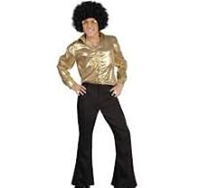 PANTALON DE CAMPANA NEGRO TALLA M/L