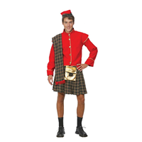 DISFRAZ ADULTO ESCOCE TALLA UNICA 