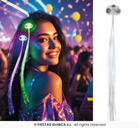 Mechon fibra optica, luz, 30 cms