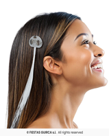 Mechon fibra optica, luz, 30 cms