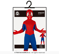 DISFRAZ INFANTIL SPIDER BOY 5-6 AÑOS 