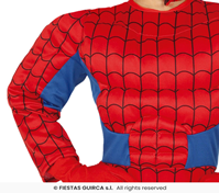 DISFRAZ SUPEHEROE MUSCULOSO INFANTIL 3-4 AKÑOS