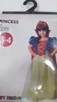 DISFRAZ INFANTIL PRINCESSA DE LAS NIEVES T 3-4 AÑOS 
