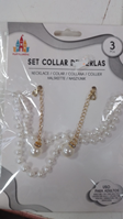 SET COLLAR DE PERLAS Y PENDIENTE 