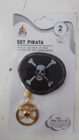 SET PIRATA PARCHE Y PENDIENTE 