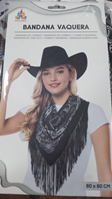 BANDANA VAQUERA oeste con fleco 