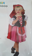DISFRAZ INFANTIL CAPERUCITA ROJA 3-4 AÑOS 