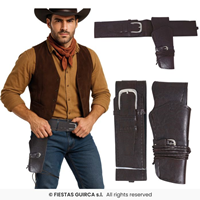 Cartuchera piel adulto