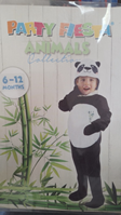 DISFRAZ BEBE OSO PANDA 12-18