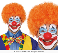 PELUCA PAYASO NARANJA