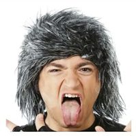 PELUCA ROCKERO GRIS 