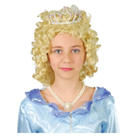 PELUCA PRINCESA INFANTIL CON DIADEMA