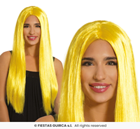 PELUCA SUPER MELENA AMARILLA
