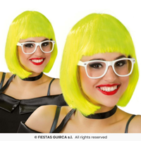 PELUCA MEDIA MELENA AMARILLO