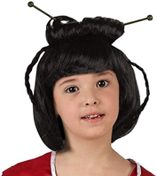 PELUCA JAPONESA NIÑA CON PALILLOS