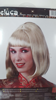 PELUCA MEDIA MELENA RUBIA CON FLEQUILLO