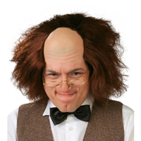 PELUCA  PROFESOR SABIO LOCO