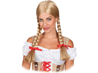 PELUCA RUBIA CON TRENZAS