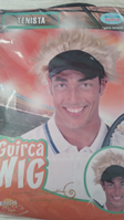 PELUCA TENISTA RUBIO CON GORRA