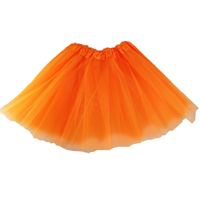 FALDA TUTU NARANJA DE 30 CTM