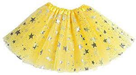 FALDAS TUTU  DE 40 CTM AMARILLO CON ESTRELLAS