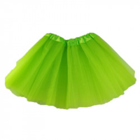 FALDA TUTU VERDE PITACHO DE 60 CTM