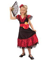 DISFRAZ INFANTIL FLAMENCA T 4-6 AÑOS 