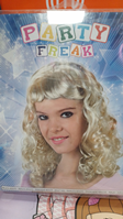 PELUCA 60 RIZADA LARGA  RUBIA 