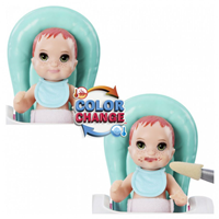BARBIE SKIPPER NIÑERA CON BEBE Y TRONA