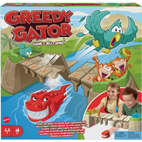 Mattel Games Cocodrilo Comilón Juego Mesa Familiar