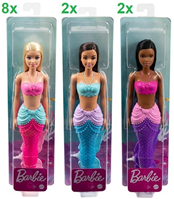 Muñeca Mattel Barbie Dreamtopia Sirena 3 surtidos 8,5x32,5 cm