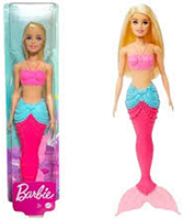 Muñeca Mattel Barbie Dreamtopia Sirena 3 surtidos 8,5x32,5 cm