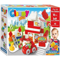 CONSTRUCCION CLEMMY BOMBEROS 40 PIEZAS BLANDITAS